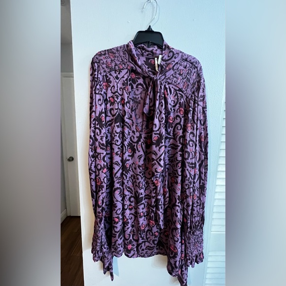 Free People Printed Bridgette Tunic Top/Dress NWOT - Picture 3 of 5